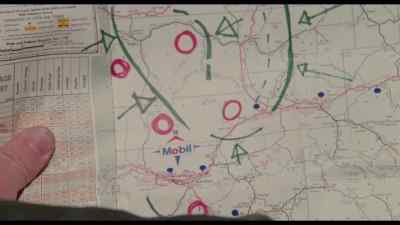 - What are those red circles, sir?
- Machine gun emplacements. - Attack of the Killer Tomatoes!