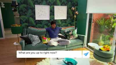 "What are you up to right now?" - The Circle