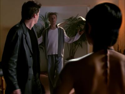 WHAT ARE YOU DOING HERE?
    I THOUGHT I MADE IT CLEAR. - Angel