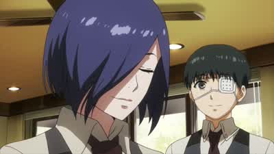 What are you grinning for, moron? - Tokyo Ghoul