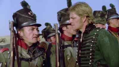 What are you
smiling at, Sergeant? - Sharpe's Enemy