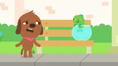 What? Aren't you supposed to tell me
I should keep trying? - Sago Mini Friends