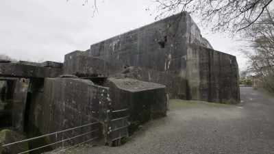 What better place to test it
than on a bunker - Secret Nazi Ruins