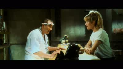 What brings you to OkinawaI came to see a manOh yeahYou have a friend live in OkinawaNot quiteNot friendI never met himNeverWho is heMay I askHattori HanzoWhat do you want with Hattori HanzoI need Japanese steelWhy do you need Japanese steelI have vermin - Kill Bill: Vol  1