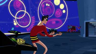What... But I... But you...
(YELPS) - Justice League Action