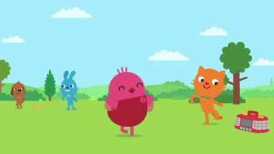 What comes after
you shake your head from side to side? - Sago Mini Friends