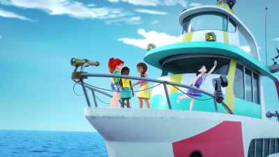 What could be jamming them?
I don't know, rhymes with Malva. - LEGO Friends: Girls on a Mission