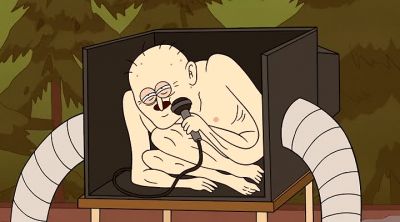 What? Did you acturely think I was a TV? - Regular Show
