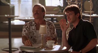 What did he do He blew a bubble - The Birdcage