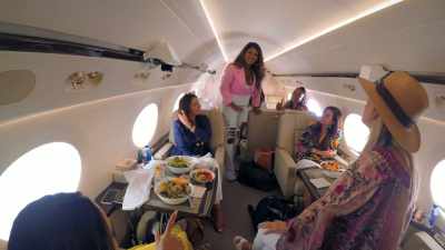 - What did you just say?
[laughs] - The Real Housewives Ultimate Girls Trip