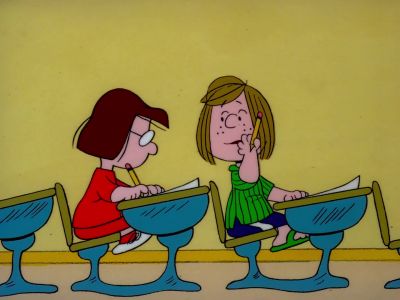 What did you put down for the fourth question - It's Flashbeagle, Charlie Brown