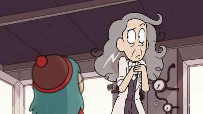 What did you see? [chuckles]
I mean, what are you doing here? - Hilda