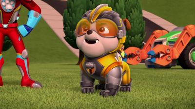What did that super baddy
do to those rails? - PAW Patrol