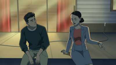 What, did you think we just
met, got married and had you? - Invincible