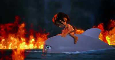 What do we do? We're trapped. - Dolphin Boy