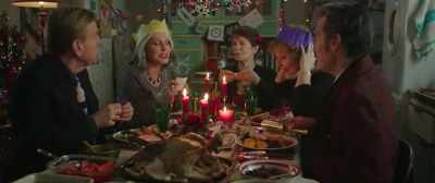 "What do you get if you eat
Christmas decorations?" - Finding Your Feet