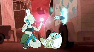 What do I do with--
You'll do fine. - Adventure Time: Fionna & Cake