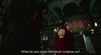 What do you mean monstrum is below us? - Monstrum