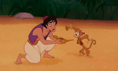 But oh to be freeNot have to go Poof What do you needPoof What do you need Poof What do you needTo be my own masterSuch a thing would be greater than all the magicand all the treasures in all the worldBut what am I talking aboutLet's get real here It's - Aladdin