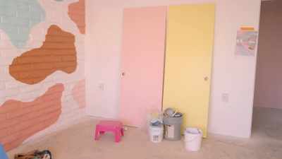 What do you think? I love it.
Isn't it cute, a rainbow? - Trixie Motel