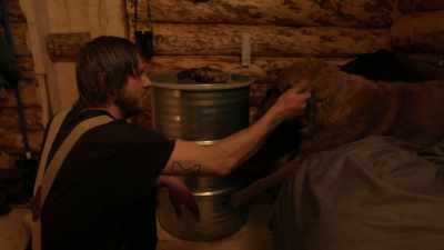 What do you think, Java? Huh?
You wanna clean the bowl? - Life Below Zero: Next Generation