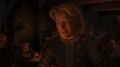 What do you want OharmingNot much Just a chance at redemptionAnd a Fuzzy Navel - Shrek the Third