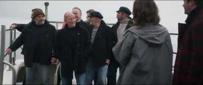 - What does action man want?
- Coming to give us an hard time. - Fisherman's Friends