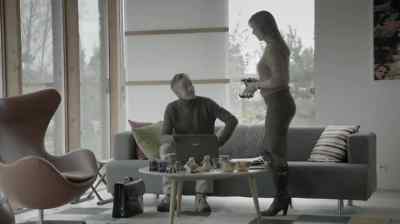 What does your husband do?
Martin works for the police. - The Bridge