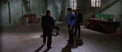What does it matter who stays with the cop? - Reservoir Dogs