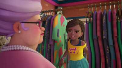 What does it look like?Um. It's really old, - LEGO Friends: Girls on a Mission