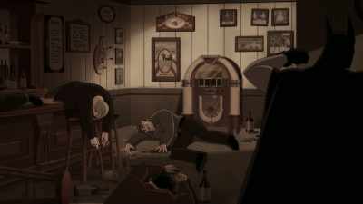 - What does that mean?
- I've been asking questions. - Batman: Caped Crusader