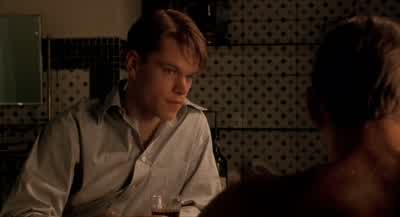 All only childrenWhat does that meanMeans we've never shared a bathAnd I'm cold Can I get inNoI didn't mean with you in itDickie OkayGet in I'm like a prune anyway - The Talented Mr  Ripley