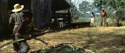 What does that old peckerwood want now? - Sounder