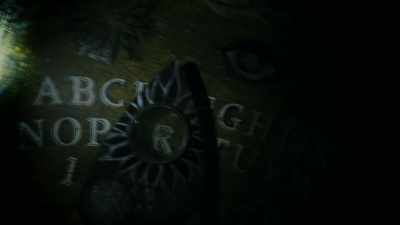 What does it say?
Was that from a Ouija-- - Devon