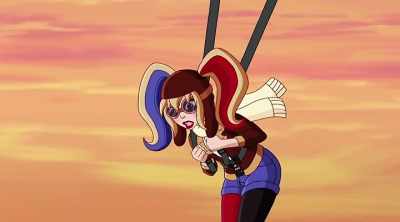 What you doing skydiving
without a parachute, gothy? - DC Super Hero Girls: Legends of Atlantis