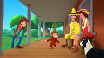 What George is trying to say is, - Curious George: Go West, Go Wild