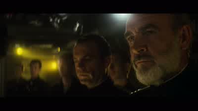 What gives you the right to fire on my shipYour signal said nothing of a torpedo RyanIt was necessary to maintain the illusion for your crewMy crew are being rescued yes As we speakYou sent the signal That's correct sirThen how did you know our reactor - The Hunt for Red October