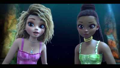 What glows bright and shiny
and is absolutely fin-tastic? - Mermaid Magic