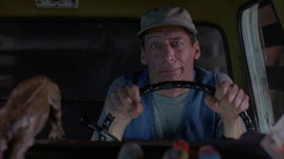 What good's a wooden dog - Ernest Scared Stupid