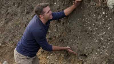 What we got is a 2.5' section
of really dark dirt - Secrets of the Underground