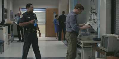 - What you got there, Dexter?
- Oh, nothing. - Dexter: Original Sin