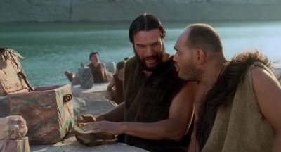 What you got today Lizard and onions Want half - The Flintstones