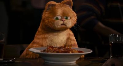What gruel is this - Garfield: A Tail of Two Kitties
