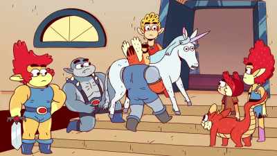 What Gwen needs is...
[grunts] - ThunderCats Roar