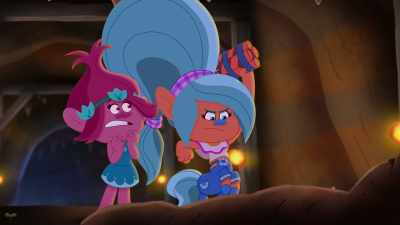 ‐ What?
‐ Had to do it, Poppy. - Trolls: TrollsTopia