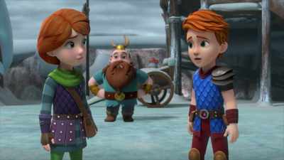 -What happened?
-Another bad storm blew in after you left, - Dragons: Rescue Riders: Huttsgalor Holiday