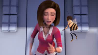 What happened hereThere was a DustBuster a toupee a life raft explodedOne's bald one's in a boat they're both unconsciousIs that another bee joke No - Bee Movie