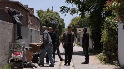 What happened there?
Brotherly love. - Sons of Anarchy