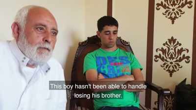 What happened was too hard,
he could not bear it and was traumatized. - Killing Gaza