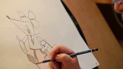 What had happened was,
a fan had written to him saying, - Mickey: The Story of a Mouse